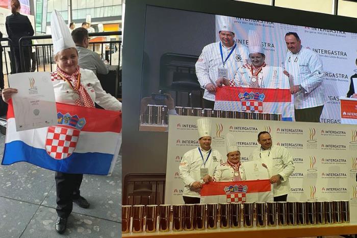 Obrtnica Sandra Jadek srebrna na kulinarskoj olimpijadi u Stuttgartu